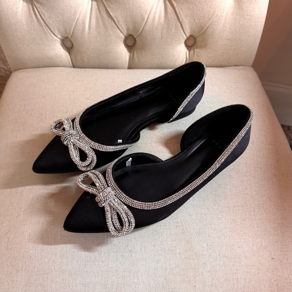 A New Day Flats with Rhinestone Accents
